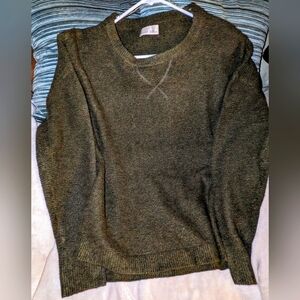 Be Cool Dark Heather Hunter Green Sweater NWOT